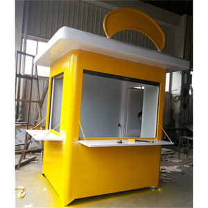 Chariot alimentaire portable incurvé avec roues pour les ventes en extérieur - Product Image 2