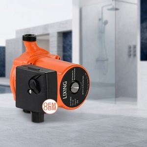 Pompa Penguat Sirkulasi Air Panas Rumah Tangga Tekanan Rendah Bertenaga Listrik Tahan Suhu Tinggi Motor Tembaga Proteksi IP44 - Product Image 1