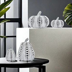 Adornos Decorativos para el Hogar con Diseño de Calabaza de Espuma con Puntos, para Halloween y Acción de Gracias, Gran Venta 2026 - Product Image 4