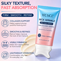 Crème Gua Sha YECUCE PDRN au Collagène et Rétinol pour le Contour du Visage et le Décolleté – Soin Raffermissant et Hydratant Lifting pour le Cou