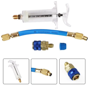 <span class=keywords><strong>Inyector</strong></span> <span class=keywords><strong>de</strong></span> <span class=keywords><strong>aceite</strong></span>/tinte <span class=keywords><strong>de</strong></span> A/C <span class=keywords><strong>para</strong></span> coche, 30Ml, 1Oz, con adaptador <span class=keywords><strong>de</strong></span> acoplador rápido <span class=keywords><strong>de</strong></span> lado bajo, jeringa <span class=keywords><strong>de</strong></span> inyección <span class=keywords><strong>de</strong></span> engrasador automotriz <span class=keywords><strong>de</strong></span> <span class=keywords><strong>aire</strong></span> <span class=keywords><strong>acondicionado</strong></span> 1/4 - Product Image 6