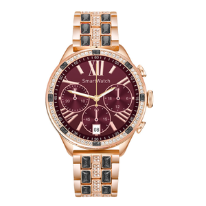 Mode féminine multifonctionnelle <span class=keywords><strong>montre</strong></span> intelligente fréquence cardiaque pression artérielle météo multi-sport filles smartwatch GEN12 - Product Image 2