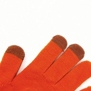 Gants d'hiver tricotés personnalisés en gros avec compatibilité écran tactile pour cadeaux d'affaires et promotionnels - Product Image 6