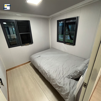 Maison de conteneur extensible de 20 pieds 40 pieds Cabine modulaire mobile 3 chambres à coucher Bureau portable Conteneur pliable Cabine de bureau