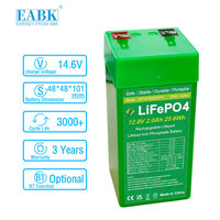 Baterai LiFePO4 Premium 12V 2Ah 25.6Wh dengan BMS Terintegrasi, Baterai Lithium Isi Ulang untuk Perangkat Medis & Sistem Keamanan CE UKCA