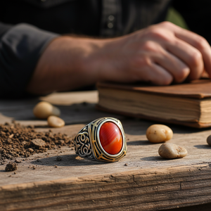 Agate Stone Oval Shape <b>Men</b> <b>Ring</b> Jewelry Man Jewellery Wholesale Handcrafted Authentic 925 Sterling <b>Silver</b> <b>Men</b> <b>Ring</b> - Product Image 3