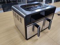 Weijin Mini Friteuse à Air 10L, Nouveau Four Électrique Intelligent Multifonctionnel pour la Maison, Écran Tactile, 2400W, Protection Contre la Surchauffe