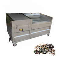 Industriële groente- en viswasmachine, schilmachine, wortelgroente- en fruitverwerkingsapparatuur, aardappelwasmachine, motor 304