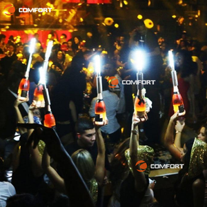 Recargable de plástico acrílico Night Club bar iluminado cerveza vino licor estante soporte botella presente Led glorificador - Product Image 6