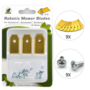 Cuchilla de Corte de Césped de Acero Inoxidable 35*18*0.75mm para Robot Cortacésped Segway Navimow, Cuchilla ECOVACS Goat - Product Image 6