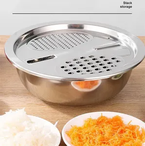 germany multifunction stainless steel basin grater slicer wash drain