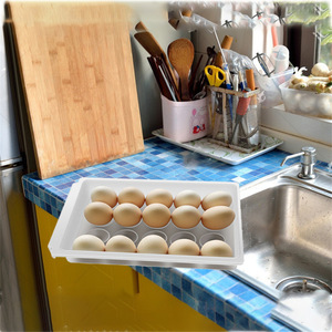 Boîte de rangement pour œufs à 12 compartiments en gros, style tiroir, pour réfrigérateurs, congélateurs, contenants de rangement pour la cuisine, aliments - Product Image 5
