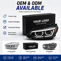 Faros Delanteros LED de Diseño Nuevo de Fábrica JC Upgrade, Piezas de Automóvil Mejoradas para Toyota Corolla 2010 2011 2012 2013 Versión Estadounidense