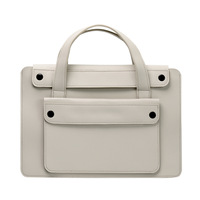 Housse pour ordinateur portable en cuir PU de luxe personnalisée, grande capacité, housse pour ordinateur portable, sac pour ordinateur portable pour Mack Book, voyage, bureau et cadeau d'affaires