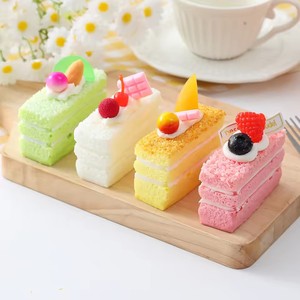 Gâteau en mousse artificiel, modèle de gâteau factice, décoration de dessert, accessoire de photographie, ornement pour vitrine de pâtisserie, décoration de table à thé - Product Image 5
