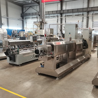 Extrudeuse à double vis, 150 - 350 kg/h, ligne de production de riz artificiel, aliments, livraison gratuite