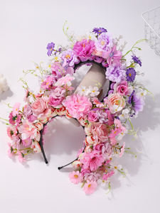 Directamente de fábrica Flores mexicanas Coronas Fiesta Diadema Otras flores Accesorios para el cabello - Product Image 2