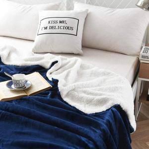 Bán Sỉ Chăn Nhung Lông <span class=keywords><strong>100</strong></span>% <span class=keywords><strong>Polyester</strong></span> Ấm Áp Thoải Mái Sang Trọng Tùy Chỉnh Chăn Lông Cừu <span class=keywords><strong>Sherpa</strong></span> Siêu Mềm Cho Mùa Đông - Product Image 5