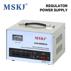 Estabilizador de voltaje electrónico monofásico <span class=keywords><strong>AVR</strong></span> 10kVA, tipo servomotor, entrada de 160V - 260V - Product Image 2