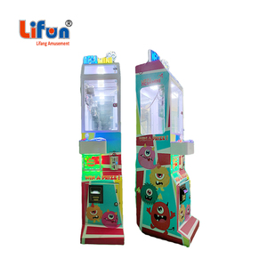Lifun đồng tiền hoạt động Mega <span class=keywords><strong>Mini</strong></span> Claw Crane <span class=keywords><strong>Arcade</strong></span> trò chơi máy trong nhà Đồ chơi giải thưởng búp bê nhỏ Claw máy với hóa đơn chấp nhận - Product Image 2