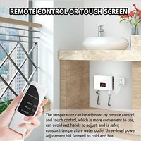 Prix usine chauffe-douche instantané électrique mural eau chauffe-eau à température constante avec télécommande