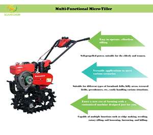 منتج زراعي جديد ذو كفاءة عالية بالبنزين متتبع مناسب للحقول المتدرجة - Product Image 2