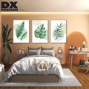 Dipinto Astratto su Tela Blu, Quadro a <span class=keywords><strong>Olio</strong></span> con Cornice per Decorazione Murale Camera da Letto - Product Image 6