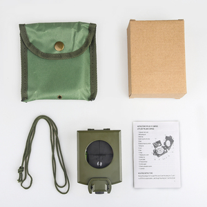 Boussole de visée Lensatic avec clinomètre pour la randonnée, la survie, le camping, la chasse, les activités géologiques, commande en gros mixte RTS - Product Image 2