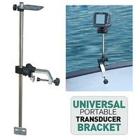 Support de détecteur de poisson en aluminium pivotant Portable 360 réglable ou support de transducteur accessoires de pêche pour la pêche en lac