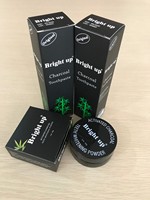Dentifrice blanchissant naturel sans fluorure à base de charbon actif de noix de coco et de bambou OEM