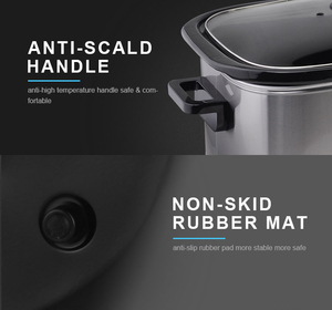 Casserole multifonction intelligente à cuisson lente de <span class=keywords><strong>grande</strong></span> <span class=keywords><strong>capacité</strong></span> 7L, programmable, compatible lave-vaisselle, pour hôtel - Product Image 5