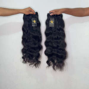 Fournisseurs de cheveux vierges bruts de haute qualité, cheveux raides et bouclés, fournisseur de cheveux humains bruts brésiliens, mèches de cheveux brésiliens noirs naturels - Product Image 2