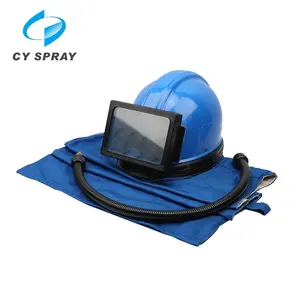 High Quality High stability professional custom wholesale Sandblasting Safety Helmet blasting