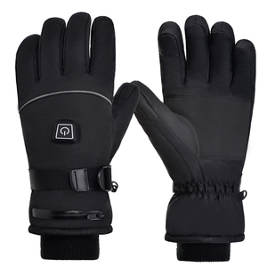 HBG 1824 Gants chauffants rechargeables personnalisés à cinq doigts Gants chauffants pour l'hiver en plein air le snowboard Gants chauffants à batterie imperméables et coupe-vent - Product Image 4