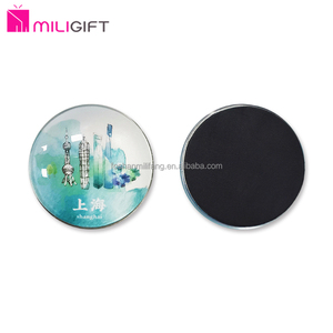 Aimant de réfrigérateur en cristal 3D en forme de dôme, fabrication chinoise, style américain, <span class=keywords><strong>personnalisable</strong></span>, article promotionnel pour les entreprises et les organisations - Product Image 5