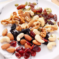 Paquet de 1 kg de noix quotidiennes, collations croustillantes pour le petit-déjeuner en sachet, mélange de noix séchées, aliments en gros