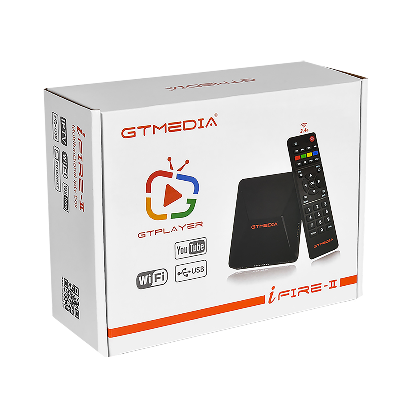 H.265 1080P 4K STB <strong>Smart</strong> IPTV <strong>Box</strong> Receiver With Built-in Wifi GTmedia I-Fire 2