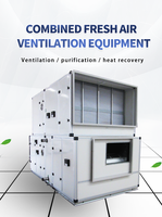 Récupérateur d'air domestique maison passive évent d'air frais Erv récupération de chaleur ventilateur hôtel système de Ventilation d'air frais