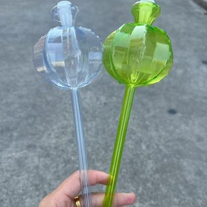 Dispositif d'arrosage automatique par goutte-à-goutte 190 ml en PVC vert pour plantes en pot et cactus - Product Image 1
