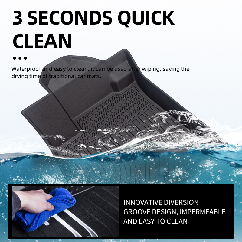 Tappetino Bagagliaio Per Subaru Forester SK 2019-2025 - Antiscivolo, Impermeabile, Facile Pulizia - Foto 4