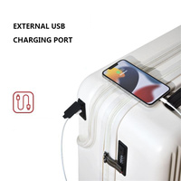 Valise de voyage intelligente de haute qualité avec logo personnalisé en gros Valise de cabine Valise à roulettes
