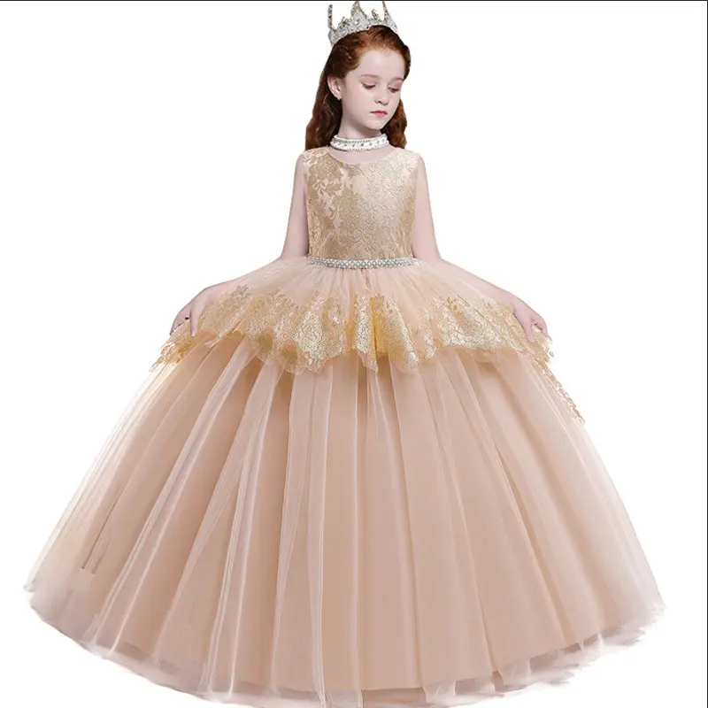 Kids Frock Designs Formal Day Nice Party Dress For 15year Girls