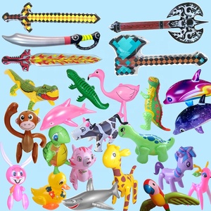 Jouets gonflables mignons d'animaux pour enfants gonflés Pirate épée couteau accessoires <span class=keywords><strong>de</strong></span> fête licorne dinosaure flamant rose <span class=keywords><strong>piscine</strong></span> <span class=keywords><strong>ballon</strong></span> <span class=keywords><strong>de</strong></span> plage - Product Image 1