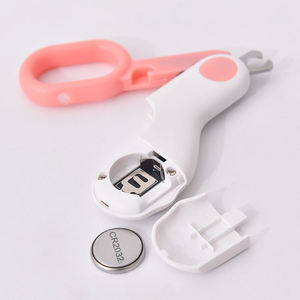 Coupe-ongles professionnel pour animaux de compagnie avec lumières LED pour éviter les coupes excessives et les lames tranchantes du rasoir pour petits animaux - Product Image 5