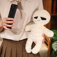 Couette en peluche super douce en coton PP pour Halloween, pour adolescents et adultes, avec broderies de démons, citrouilles et momies, idée cadeau de décoration de fête