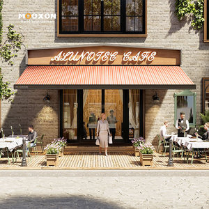 <span class=keywords><strong>Toldo</strong></span> Retráctil Motorizado <span class=keywords><strong>con</strong></span> Marco de Aleación de Aluminio, Lona Acrílica Impermeable <span class=keywords><strong>con</strong></span> Protección UV para Balcón, Patio, Jardín, Control Remoto - Product Image 3