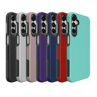 Tpu Pc Telefonhülle für Samsung A55 54 35 34 25 24 15 14 S24 ultra einfaches Geschäft dreieckige Maserung mehrere Farben Sjk404 Laudtec