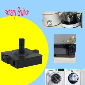 Sakelar Putar Plastik 1NO1NC 250V 13A 360 Derajat dengan Terminal Solder untuk Peralatan Rumah Tangga - Product Image 1