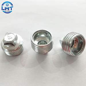 Bouchons de tuyaux en acier inoxydable en gros (4/6/1 pouce avec filetage intérieur/extérieur) pour les matériaux de construction de l'amélioration de l'habitat - Product Image 1