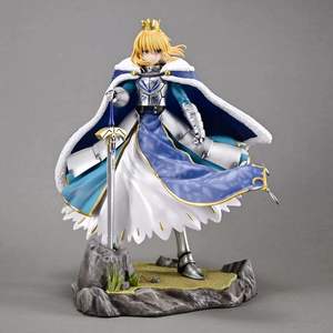 YiWu Animestar 27cm <span class=keywords><strong>Fate</strong></span> <span class=keywords><strong>Stay</strong></span> <span class=keywords><strong>Night</strong></span> Altria Pendragon Saber Anime estatua PVC figura de acción modelo muñeca colección regalo de cumpleaños - Product Image 1